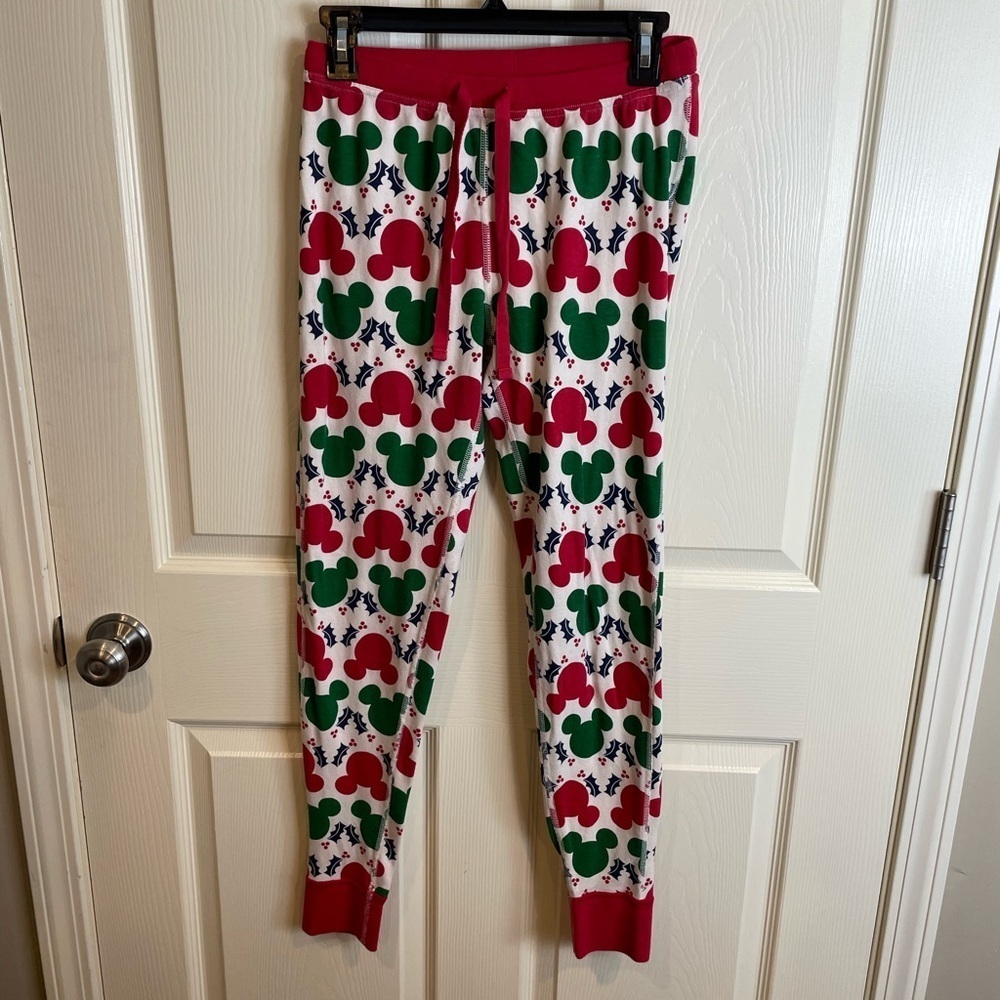 Hanna Andersson Disney Mickey Mouse Holiday Print Pajama Pants
